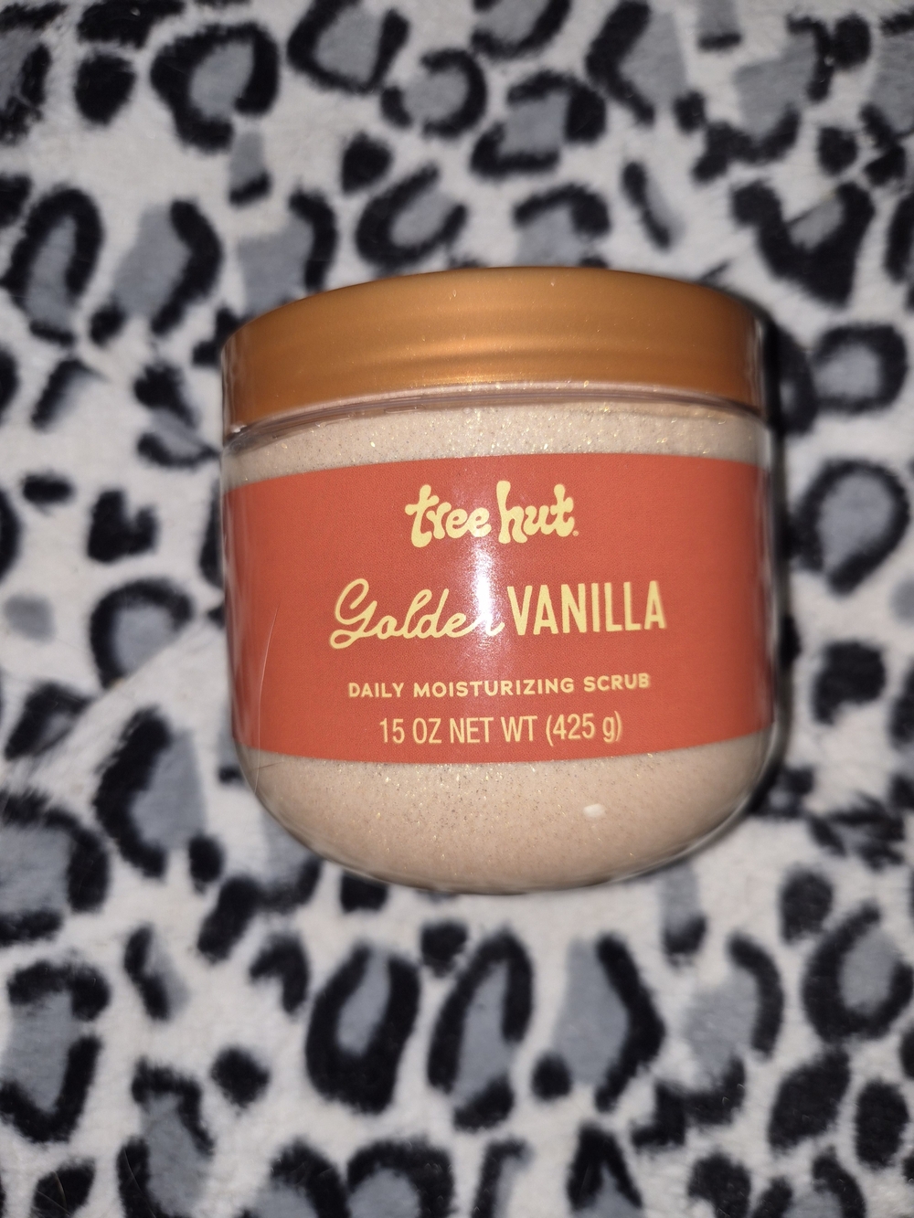Tree Hut Golden Vanilla Moisturizing Body Scrub - Gold/Tan
